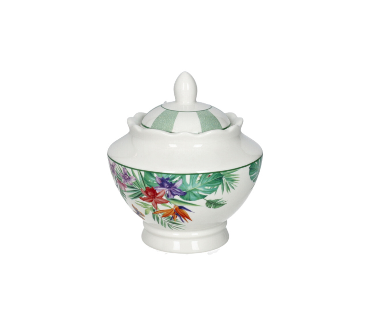 Zaharnita cu capac, Oasi, Brandani, 10.5x10 cm, portelan New Bone China - imagine 3